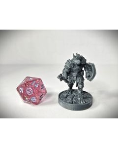 Dragonborn Paladin with Flail (Unpainted)